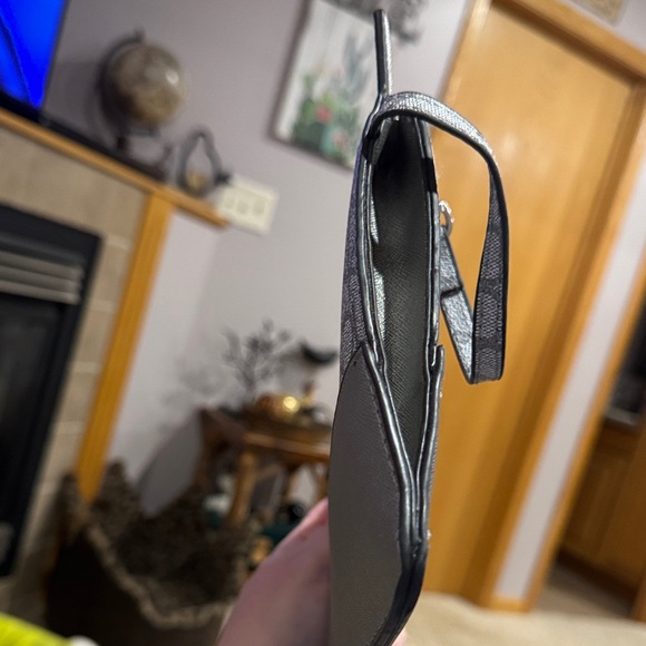 Calvin Klein Black and Gray Logo Clutch - Picture 3 of 4